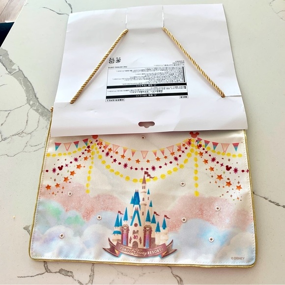 Tokyo Disney Resort 40th Anniversary Pin Holder Pennant Wall Hanging Banner - Picture 2 of 6